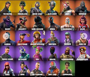 🎆29 SKINS ⚡️PC/PSN/XBOX⚡️ THE REAPER 👑 TRAILBLAZER 👑 ROGUE AGENT 👑 ELITE AGENT 👑 DRIFT 👑 ENFORCER 👑 CALAMITY 👑 DARK VOYAGER 👑 OMEGA ⚡️ MAIL C