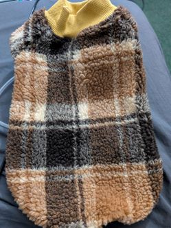 Plaid Warm Dog or Cat Sweater