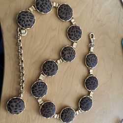 Vintage, Adjustable, Metal Belt