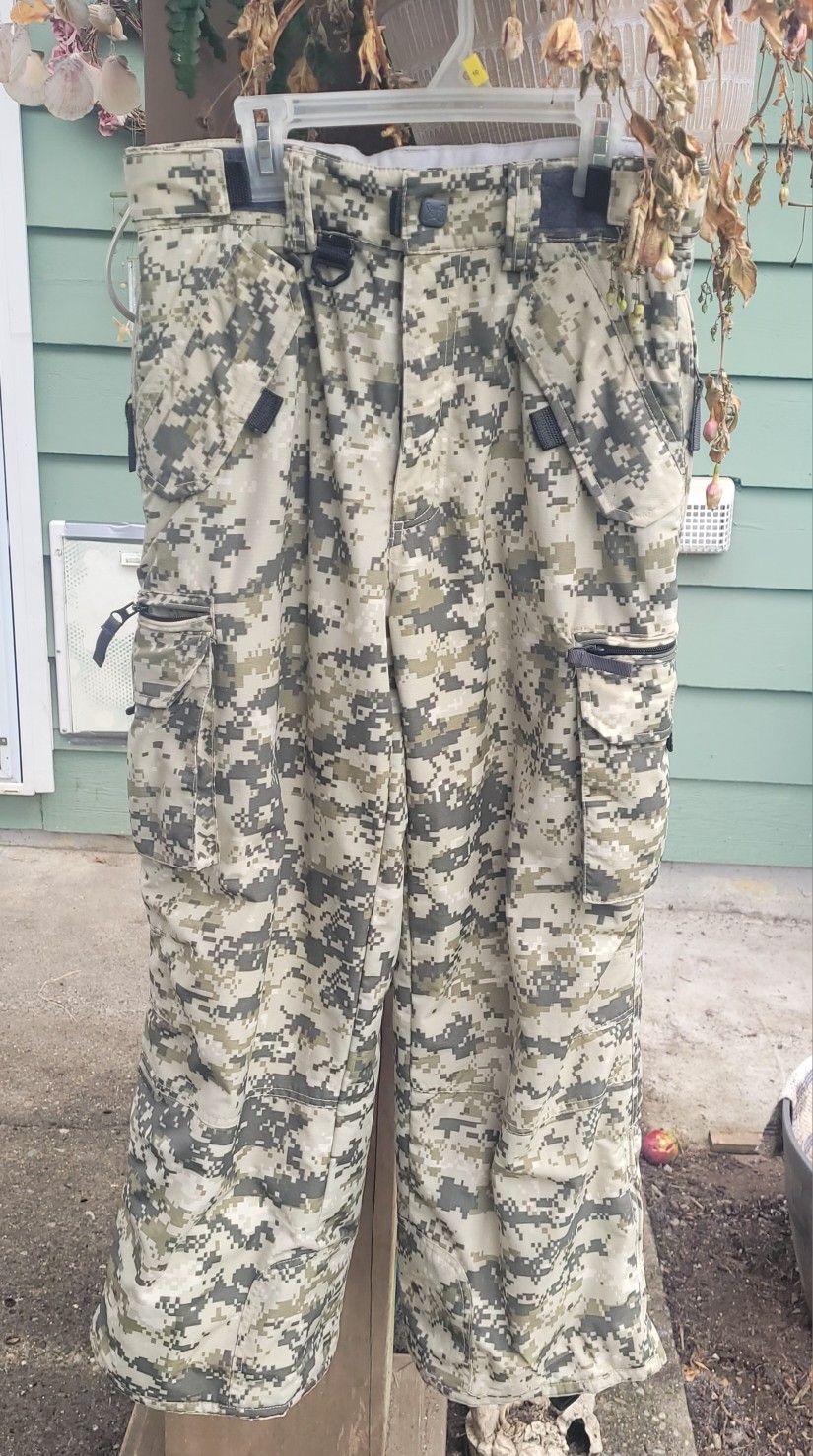 Boys Snowpants, Med,boots,Size 6