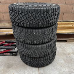 (set Of 4) Goodyear Wrangler Territory MT LT315/70R17 113/110S C Tire 