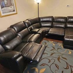 Black Recliner Couch