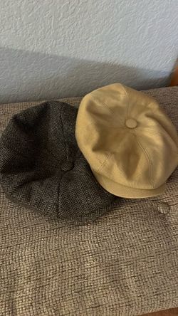 Two Newsboy Hats Excellent Condition