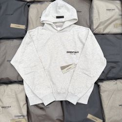 Light Oat Essentials Hoodie S-XL
