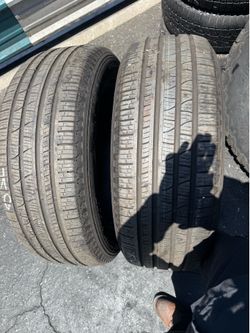 2 tires 275-55-21 Pirelli 70% Tread Life $250 For Both Mounted and Balanced