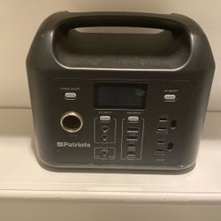 Solar/12v Generator 4patriots Sidekick 