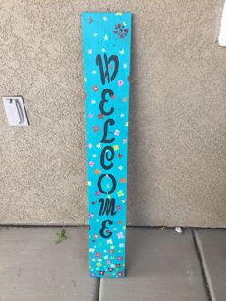Welcome sign