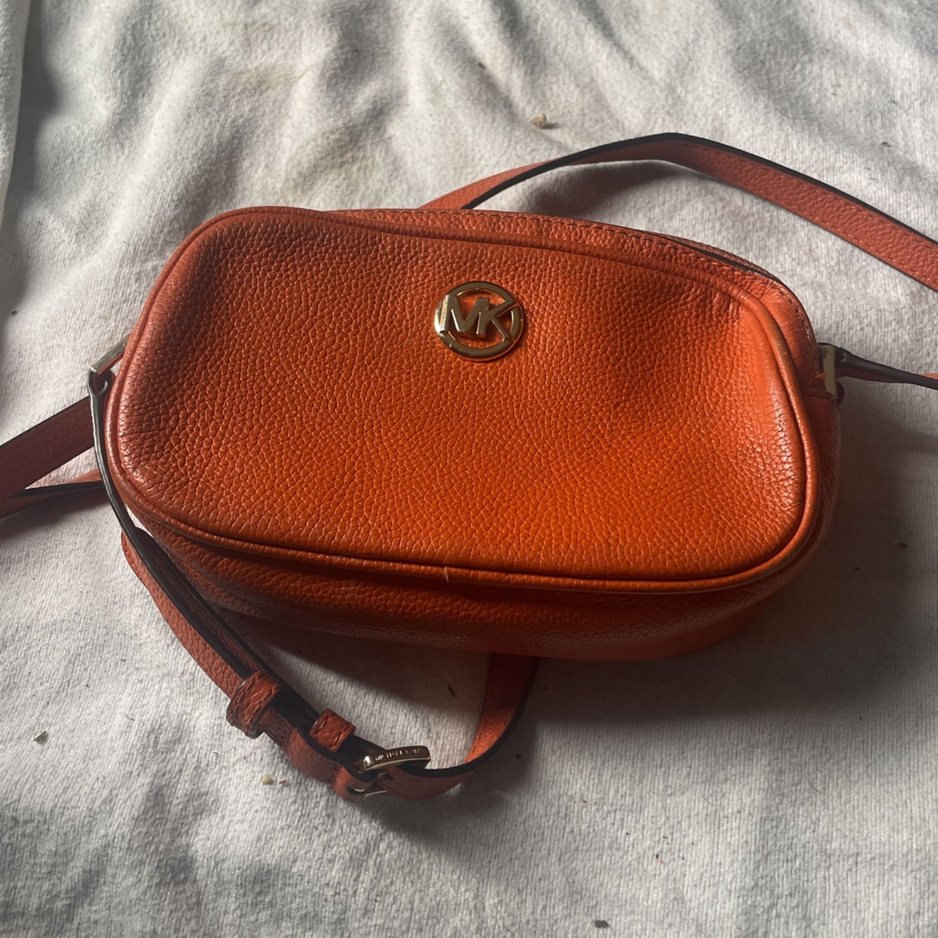 Real Tangerine Mk Purse  ( Not Firm On Price )