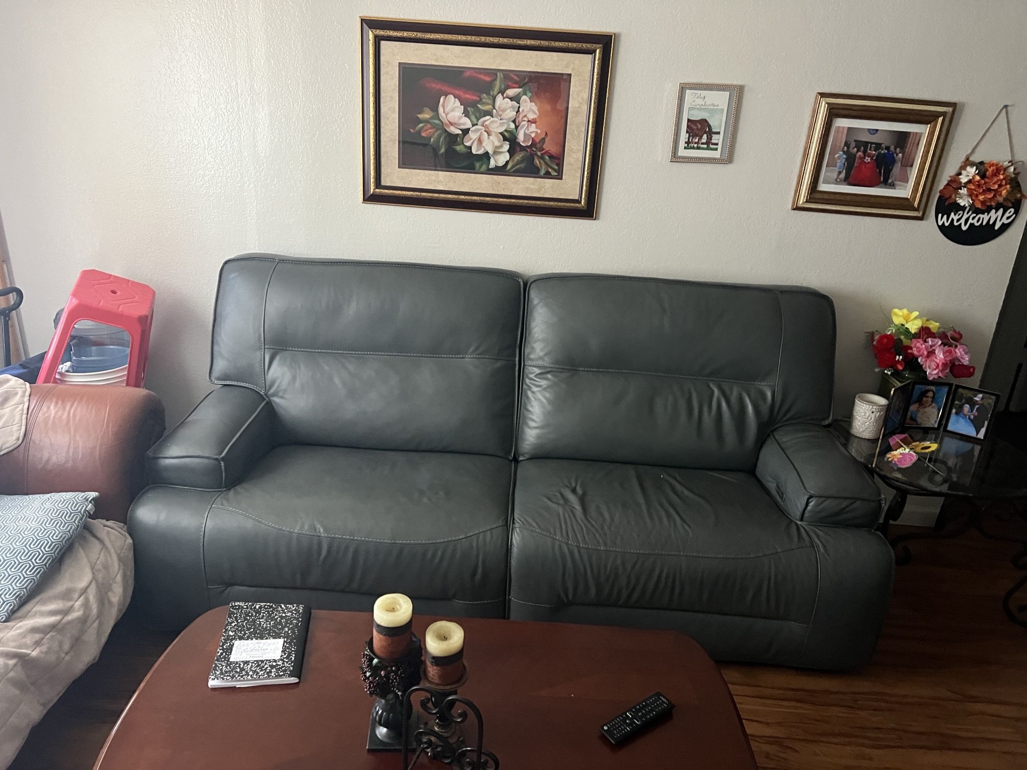 Leather Couch Recliner