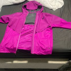 purple nike storm-fit hoodie