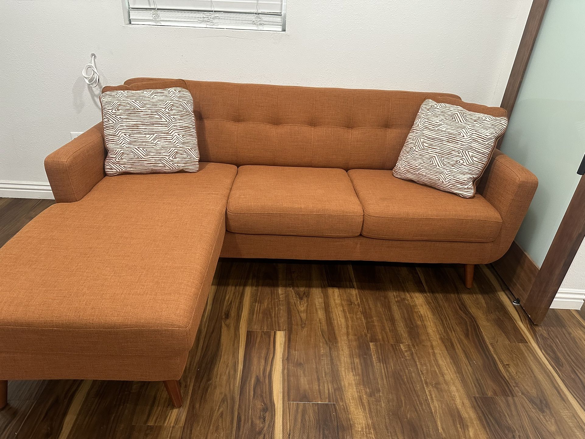 Couch With Ottoman.