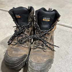 2 Pairs Used Safety Toe Boots