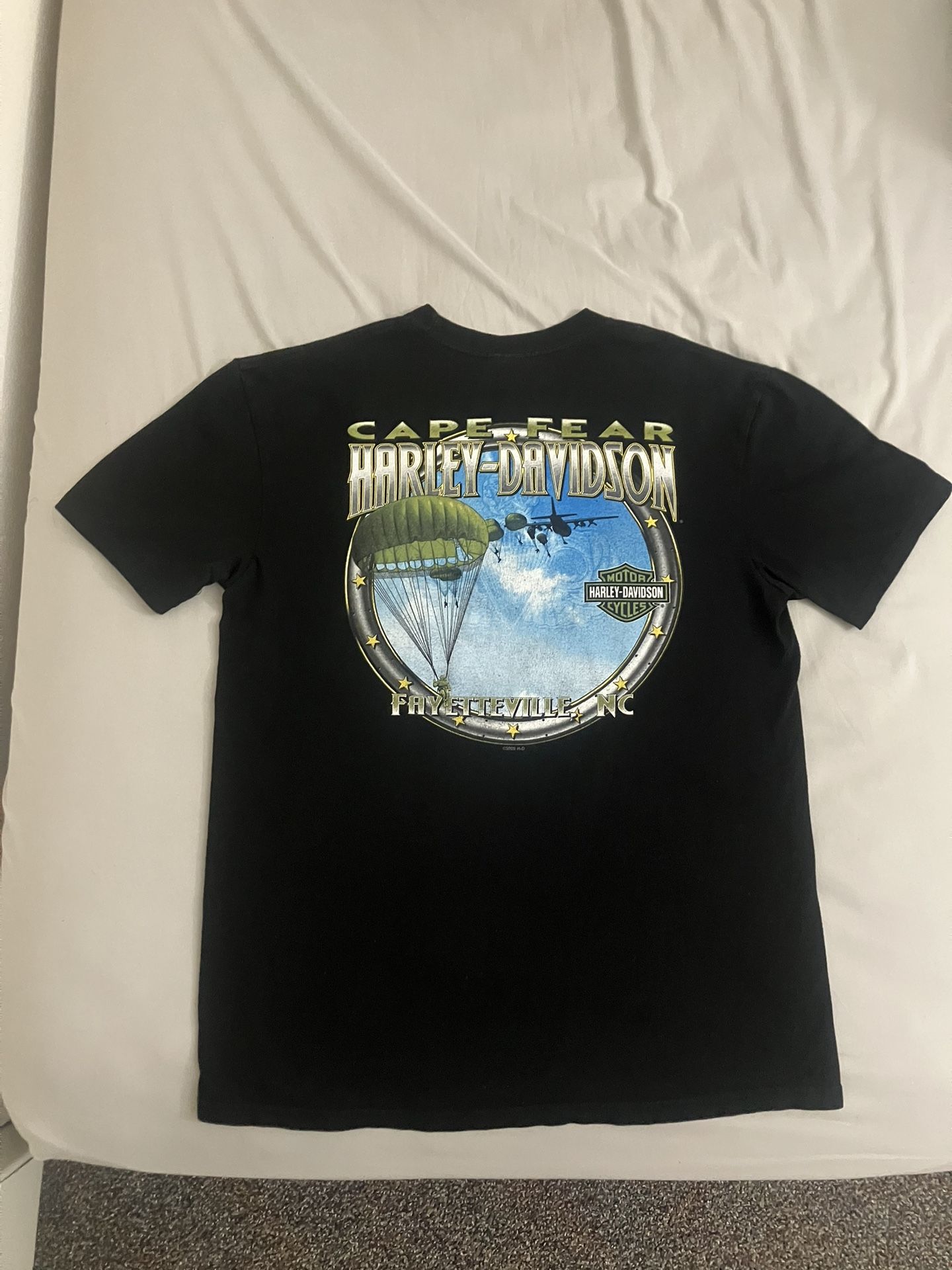 harley davidson t shirt size large