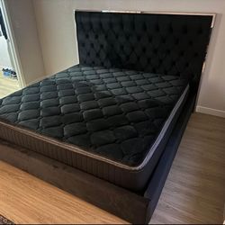 BRAND NEW KING BLACK PILLOW TOP MATTRESS AND BOXSPRING SAME DAY DELIVERY 