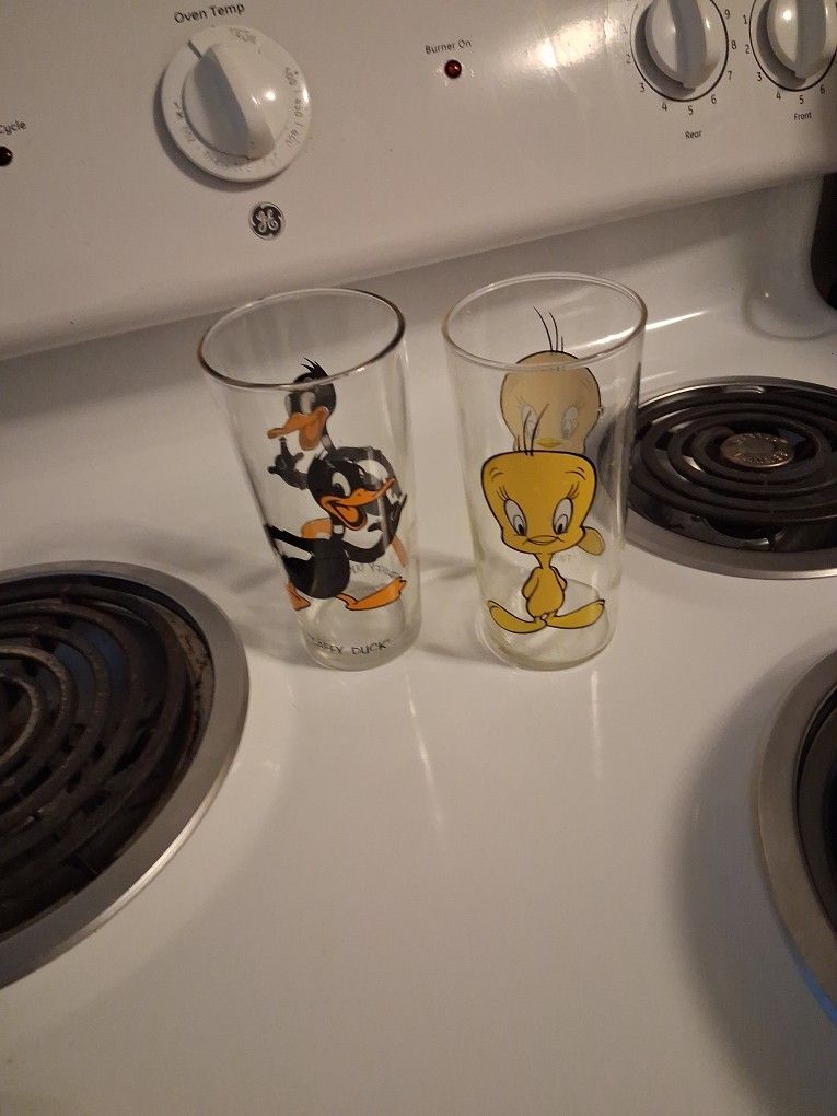 Two Pepsi Cola Collecters Series Glasses