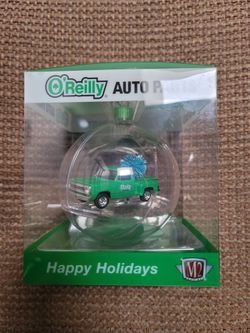2023 M2 Machines O'Reilly Exclusive Christmas Ornaments / 1972 DODGE Stepside