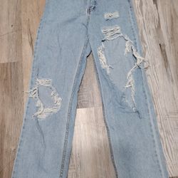 Loose Straight Jeans Size 0/24