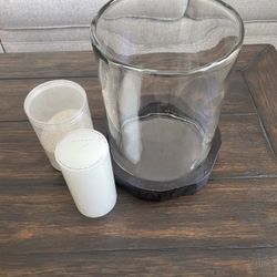 New Pottery Barn Glass Hurricane
