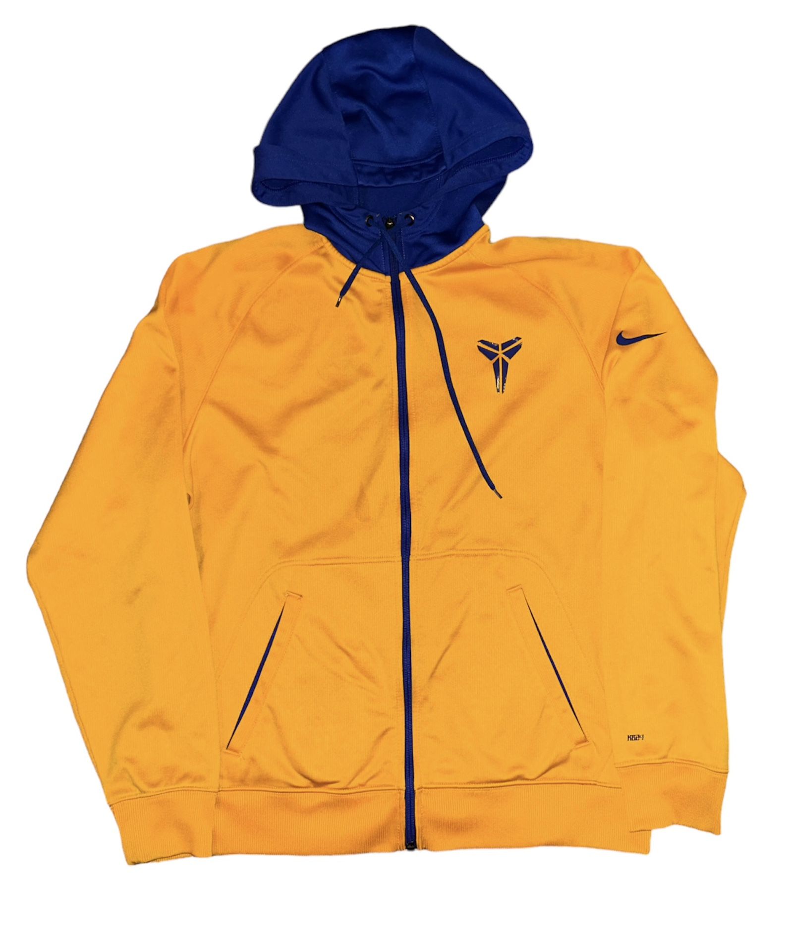 Vintage Los Angeles Lakers Kobe Bryant Mamba Mentality Zip Up Large Track Jacket