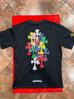 Chrome Hearts Multi-Color Cross Graphic T-Shirt