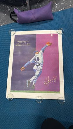 Ken Griffey jr poster signed