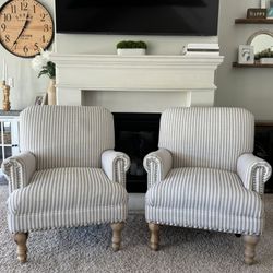 Set of 2 Arm chairs Upholstered Chair 