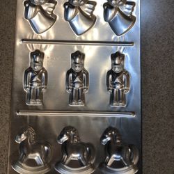 Wilton Angel, Soldier & Horse Cookie Mold Pan - 2306-113