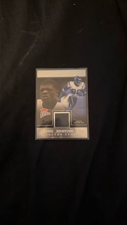 Andre Johnson Game Worn Jersey Card
