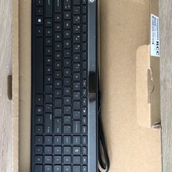 HP Black Slim Keyboard