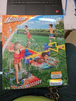 Banzai aqua blast obstacle course