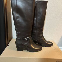 Brown Knee High Boots 