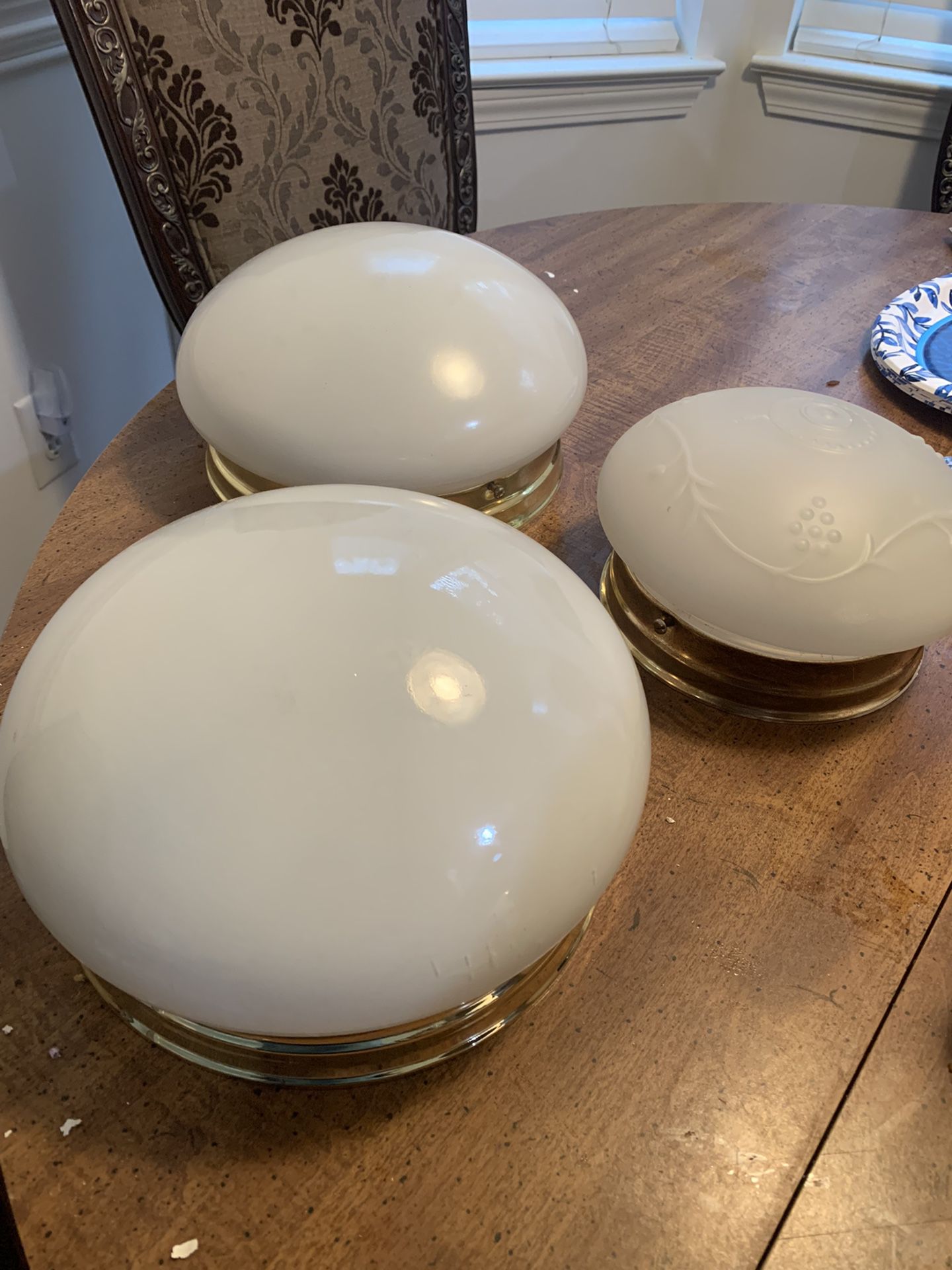 Round Dome Light Globe Fixtures 