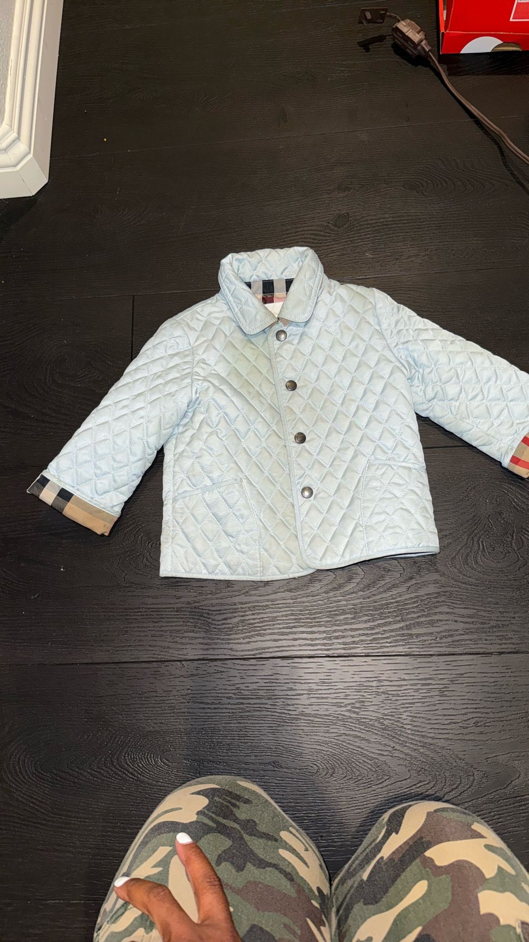100% Authentic Baby Burberry Coat Size 12mo