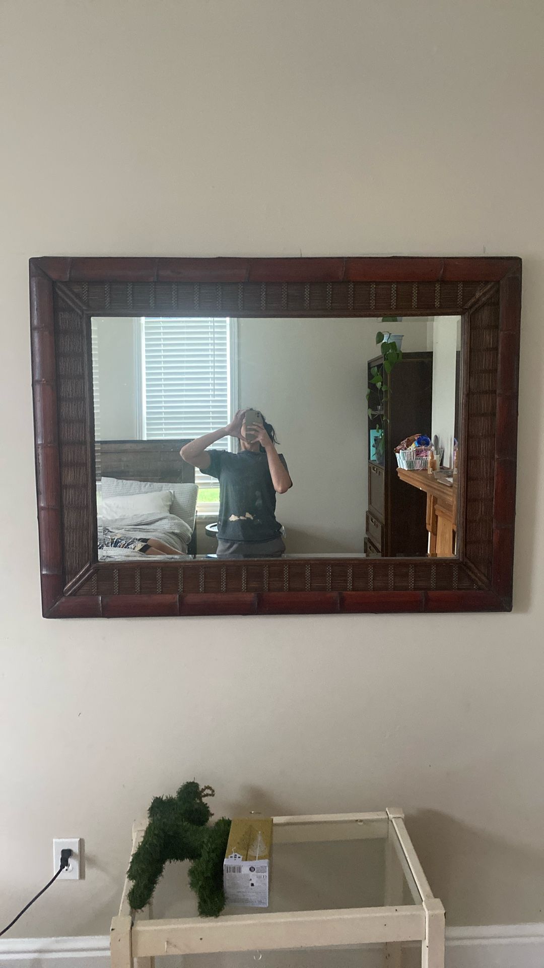 Bamboo Style Mirror