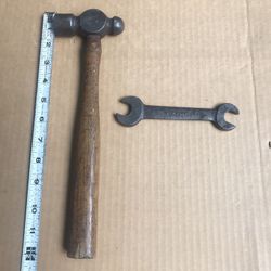 Vintage Hammer And Wrench