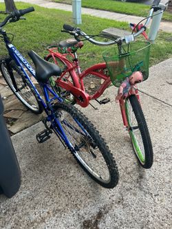 Three bikes