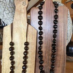 KUKUI Nut 🌰 💕Set Of 2 Necklaces 