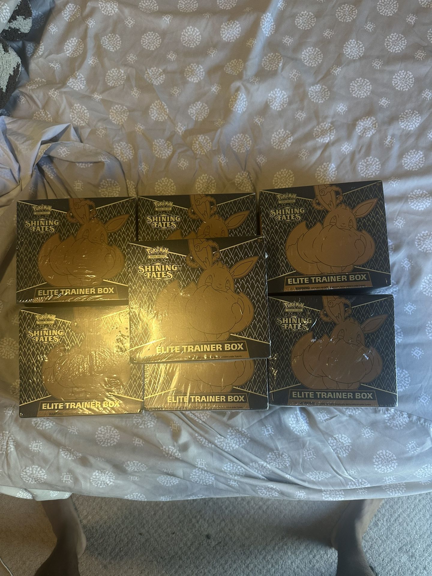 SEALED Pokémon Shining Fates ETBs