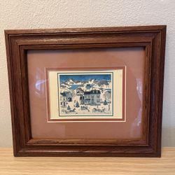 Lot Of 3 Vintage Americana Framed Prints