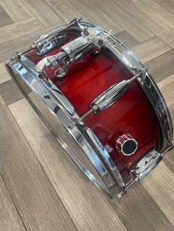 Catalina Club Snare Drum Drummer Wood Used with case travel storage  drum