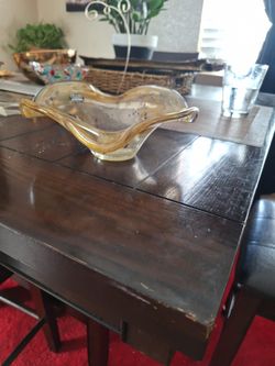 Hand Blown Fruit Bowl