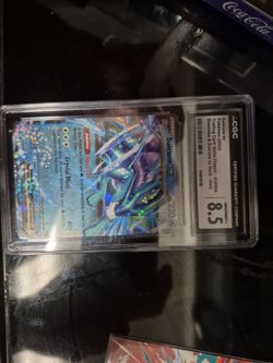 Graded Pokemon CGC 8.5 Suicune EX 01/34 Holo