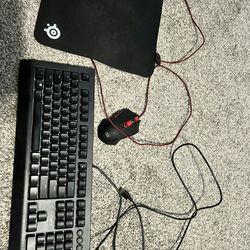 Razor Keyboard & Red dragon Mouse 