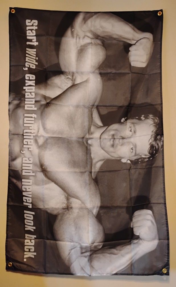 Arnold Schwarzenegger Banner 3x5 Ft NEW