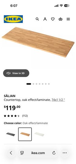 IKEA SÄLJAN Desk or countertop