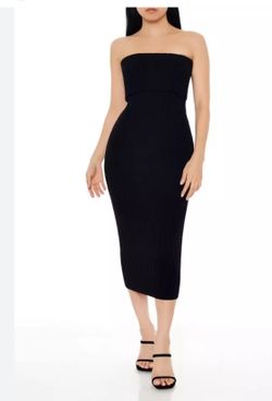 Forever 21 Ribbed midi-dress - Size medium -