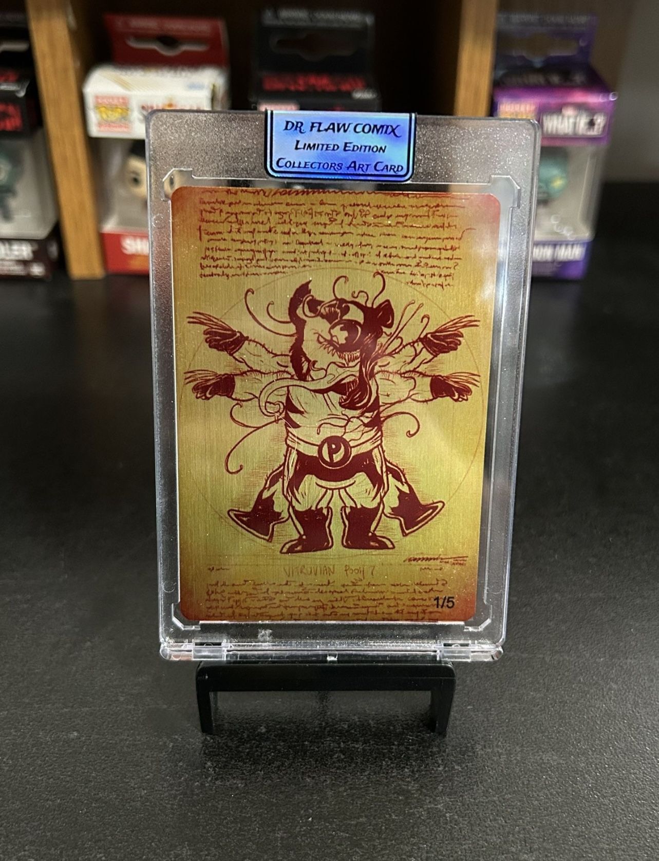 Venomized Pooh limited edition card