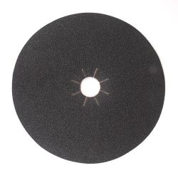 100 GRIT 17" x 2" Hole Silicon Carbide Cloth Floor  Sanding Disks. Durable and Long Lasting.