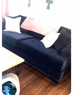Blue couch