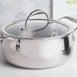 Princess House 6 Qt Casserole, Stainless Steel 